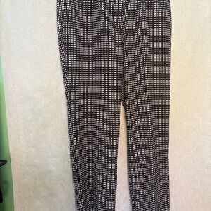 Zac & Rachel Monochrome Patterned Trousers Size 12